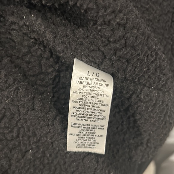 Men’s Aeropostale Grey Zipper Hoodie Size L - Picture 8 of 10